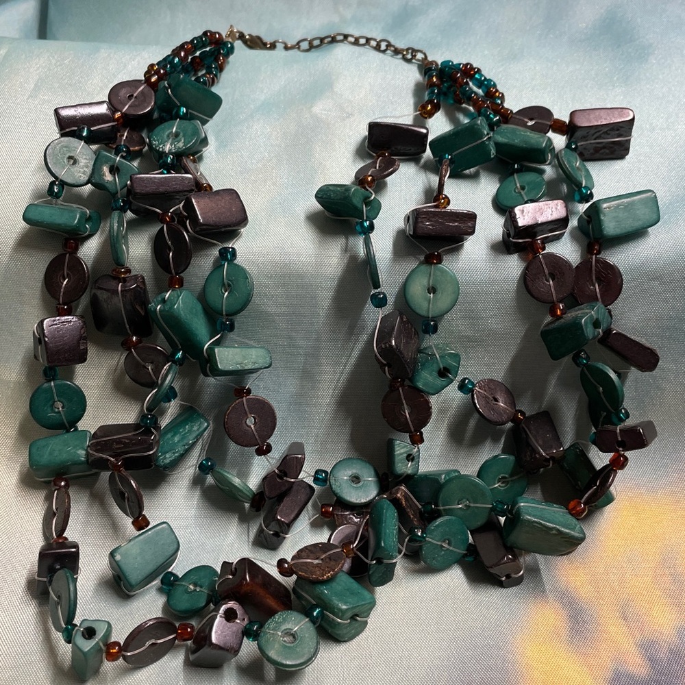 Teal Stone Necklace